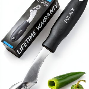 Jalapeno Corer Stainless Steel Tool Zulay Kitchen Pepper-0