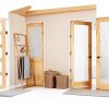 Interior French Door JUJUBON Natural Pine Slab-6
