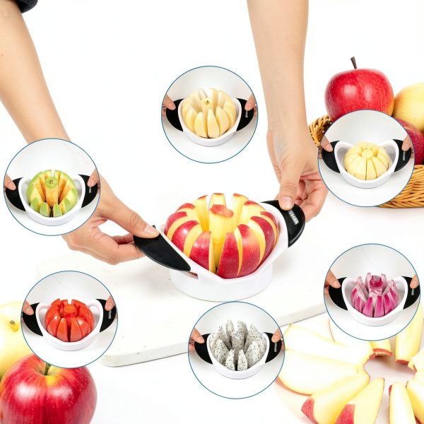 SCHVUBENR Apple Slicer Stainless Steel 12 Blades Corer-4