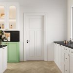 ProKitty White Solid Wood Modern Interior Slab Door-0