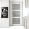 CRUTOP Solid Core MDF Glass Door Modern Interior Slab-0