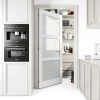 CRUTOP Solid Core MDF Glass Door Modern Interior Slab-1
