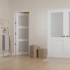 JUJUBON Interior Door Slab Frosted Glass White MDF-6