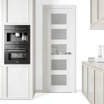 CRUTOP Primed White Interior Door Solid Core MDF Modern-0