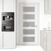CRUTOP Interior Slab Door Solid MDF Modern Design-0