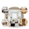 ProKitty White Wood Glass Interior Door Modern Style-6