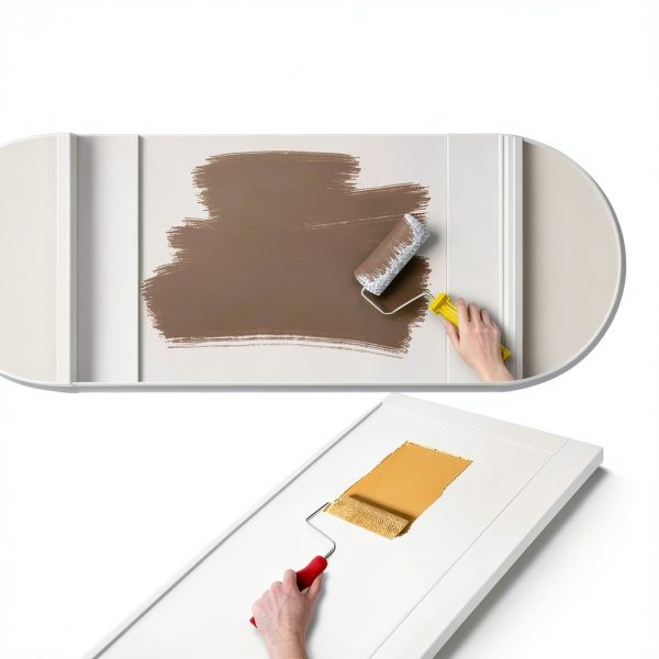 CRUTOP Solid Core Door Panel 32x80 Modern White-3