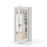 JUJUBON Single Door Pantry Door 32x80 Solid Core-0