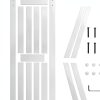 S&Z TOPHAND White Wood Barn Door Interior Slab Door-5