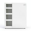 SMARTSTANDARD White Glass Pantry Door Modern Solid Core-6