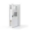 JUJUBON Interior French Door Slab Tempered Glass MDF-7