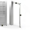 ProKitty White Wood Glass Interior Door Modern Style-1