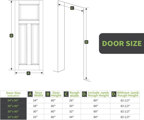 ProKitty White Solid Wood Modern Interior Slab Door-1