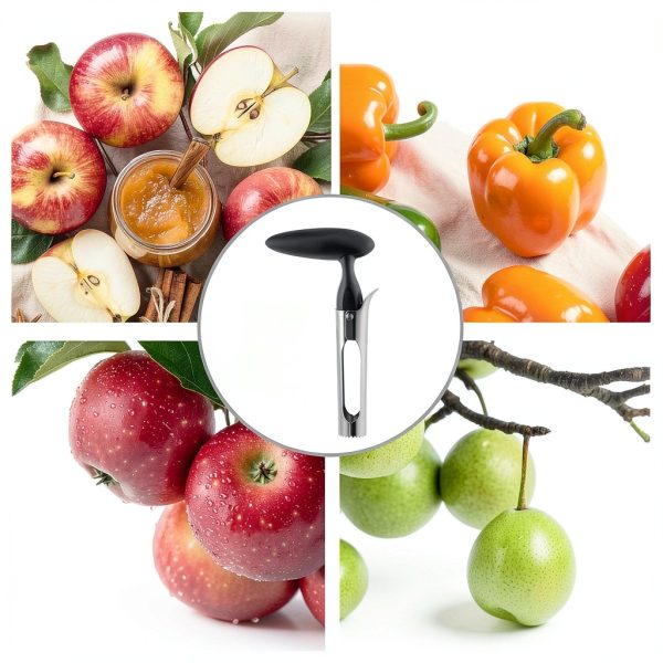Apple Corer XZZWLL Stainless Steel Ergonomic Kitchen Tool-4