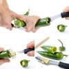 Jalapeno Corer Stainless Steel Tool Zulay Kitchen Pepper-1