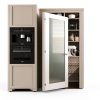 CRUTOP Solid Core MDF Glass Door Modern Interior Slab-7