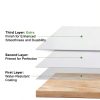 WIN STELLAR Clear Glass Door Panel Modern MDF-3