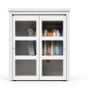 COSHOMER Sliding Closet Door MDF Frosted Glass Space Saving-2