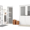 JUJUBON Interior French Door Slab Tempered Glass MDF-6