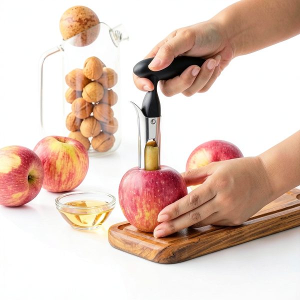 Apple Corer XZZWLL Stainless Steel Ergonomic Kitchen Tool-6