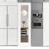 WIN STELLAR Clear Glass Door Panel Modern MDF-0
