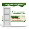 CRUTOP Solid Core Door Panel 32x80 Modern White-2