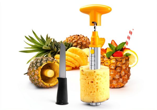 YYP Pineapple Corer Stainless Steel Detachable Knife Manual-0