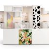 JUJUBON Double Doors Classic Interior Slab Doors Glass MDF-2