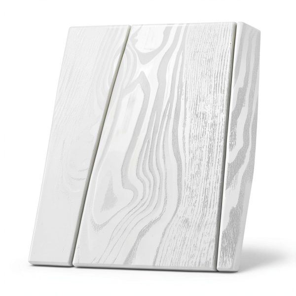 S&Z TOPHAND White Wood Barn Door Interior Slab Door-6