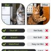 ProKitty White Wood Glass Interior Door Modern Style-5
