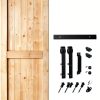 ROYMELO Wood Barn Door Rustic Style Solid Spruce 36x80-5