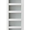 CRUTOP Interior Slab Door Modern MDF Glass Privacy-1