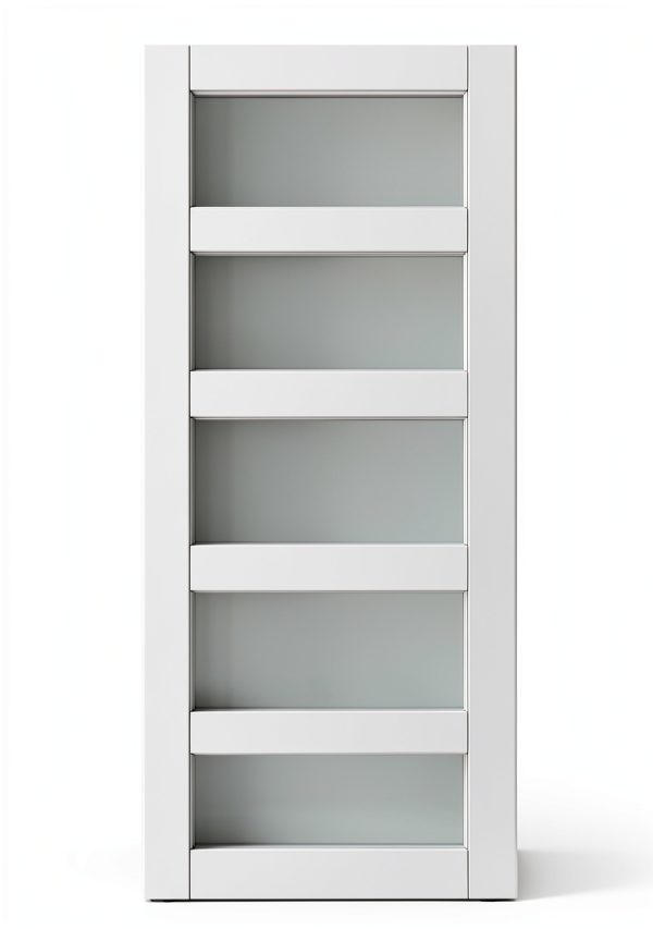 CRUTOP Interior Slab Door Modern MDF Glass Privacy-1