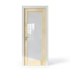 Interior French Door JUJUBON Natural Pine Slab-0