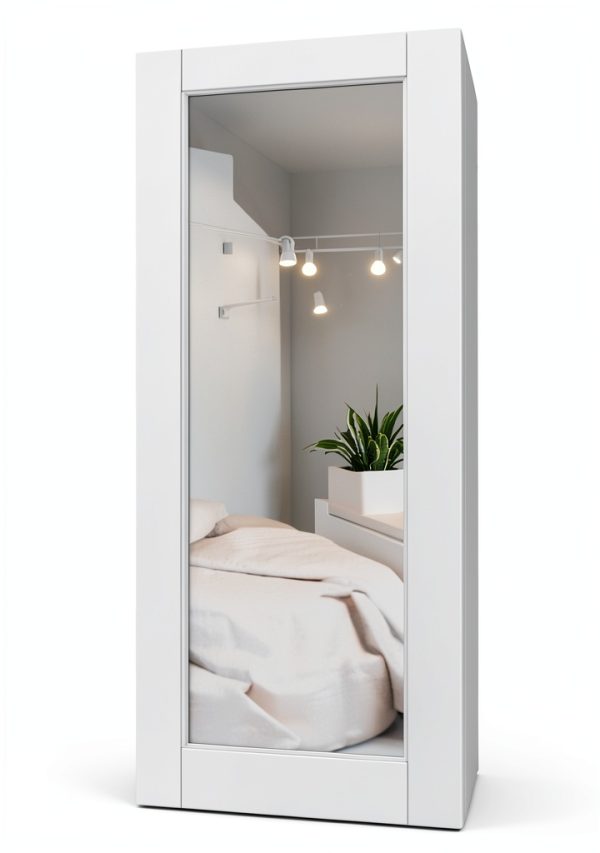 WIN STELLAR Clear Glass Door Panel Modern MDF-1