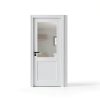 JUJUBON Interior French Door Slab Tempered Glass MDF-0