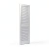 WinkLuck White Wood Modern Louvered Door Solid MDF-1
