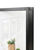 vidaXL Black Glass Interior Door Modern Aluminum Frame-4