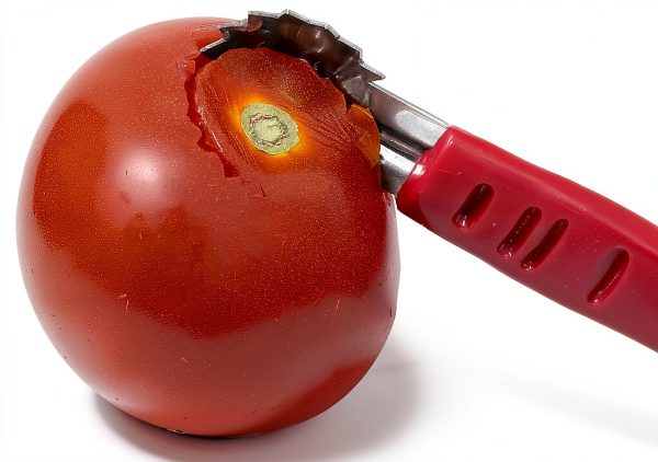 Norpro Tomato Corer Stainless Steel Red Kitchen Tool-1