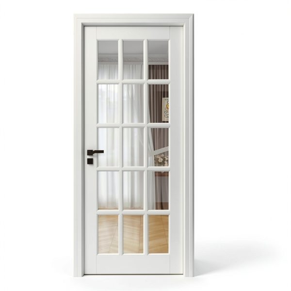 JUJUBON Single Door Pantry Door 32x80 Solid Core-2