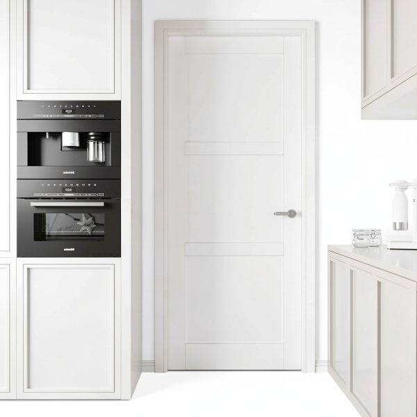 CRUTOP Solid Core Door Panel 32x80 Modern White-0