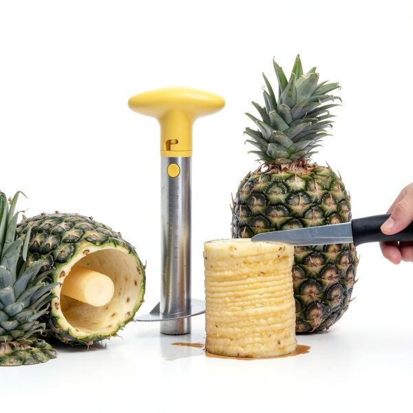 YYP Pineapple Corer Stainless Steel Detachable Knife Manual-7