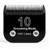 10# Dog Grooming Clipper Replacement Blades, Detachable Blade Compatible with Andis/wahl/Oster Pet Clippers,10 Blade 1/16-inch, Made of Ceramic & Stainless Steel Blade, Black-0