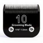 10# Dog Grooming Clipper Replacement Blades, Detachable Blade Compatible with Andis/wahl/Oster Pet Clippers,10 Blade 1/16-inch, Made of Ceramic & Stainless Steel Blade, Black-0