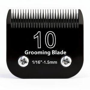 10# Dog Grooming Clipper Replacement Blades, Detachable Blade Compatible with Andis/wahl/Oster Pet Clippers,10 Blade 1/16-inch, Made of Ceramic & Stainless Steel Blade, Black-0