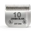 10# Pet Grooming Clipper Replacement Blades, Detachable Blade Compatible with Andis/wahl/Oster Dog Clippers,10 Blade 1/16-inch, Made of Ceramic & Stainless Steel Blade-2