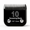 10# Dog Grooming Clipper Replacement Blades, Detachable Blade Compatible with Andis/wahl/Oster Pet Clippers,10 Blade 1/16-inch, Made of Ceramic & Stainless Steel Blade, Black-2