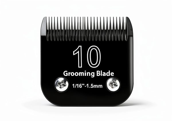 10# Dog Grooming Clipper Replacement Blades, Detachable Blade Compatible with Andis/wahl/Oster Pet Clippers,10 Blade 1/16-inch, Made of Ceramic & Stainless Steel Blade, Black-2